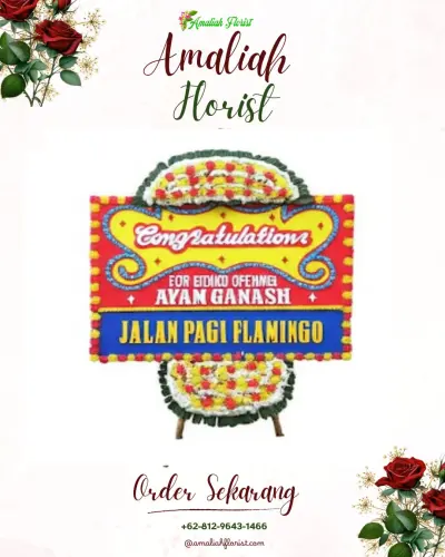 Bunga Papan Congratulation di Jagasatru